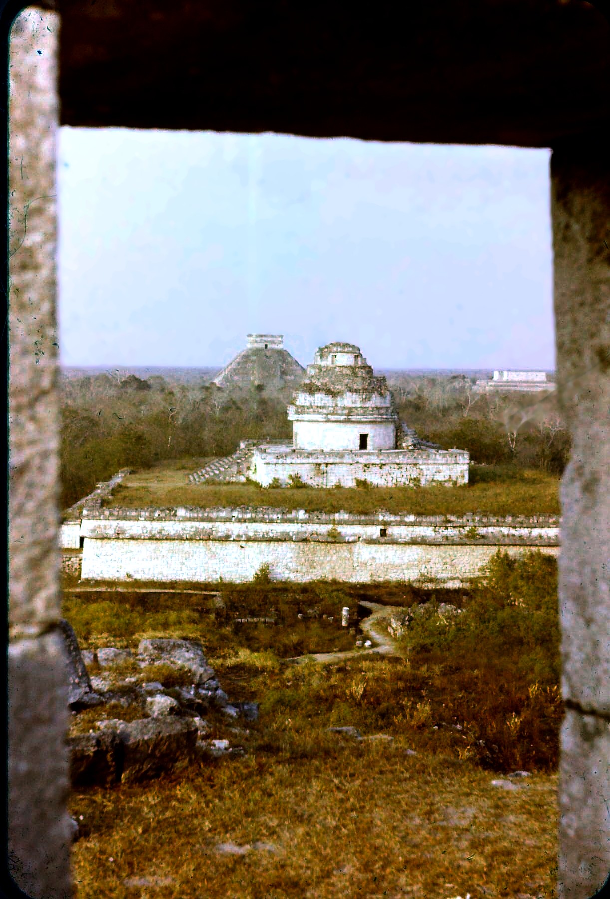 Chichen Itza astronomical observatory, called El Caracol, in the Yucatan, Mexico
