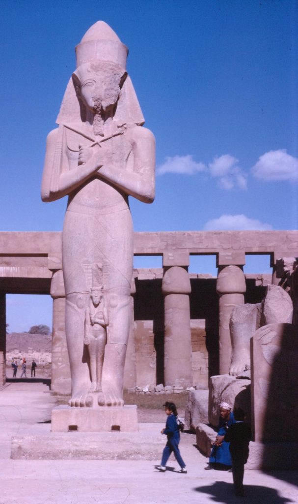 We had a wonderful guide in Luxor and Thebes in 1961. I scanned this photo, and others, from slides in 2006.  