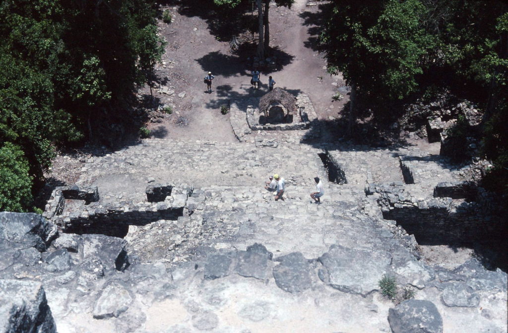 View from top of pyramid 1991