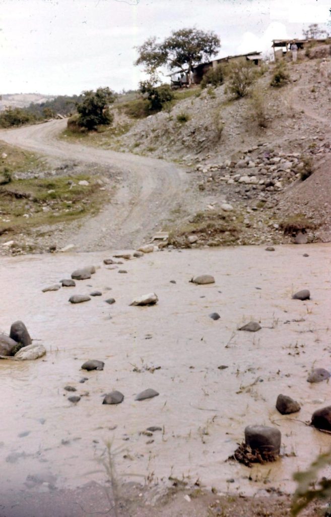 This is a portion of the Pan American highway in 1962